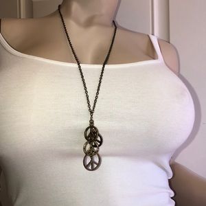 Peace Symbol Necklace 5/$25